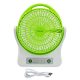 Weidasi Rechargeable Emergency Fan with Light -202 10.5"