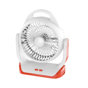 JOYKALY YG-729 Portable Rechargeable LED Light AC/AD Electronic Fan with 8" inches High Speed Blade