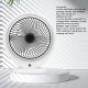 Air Circulation Fan, Small Desk Fan, 9" Inchi 90 Degree Tilt Head, Low Noise for Office Desktop 881